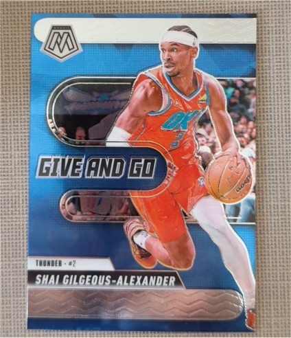 2024-25 Panini Mosaic #2 Shai Gilgeous-Alexander — front
