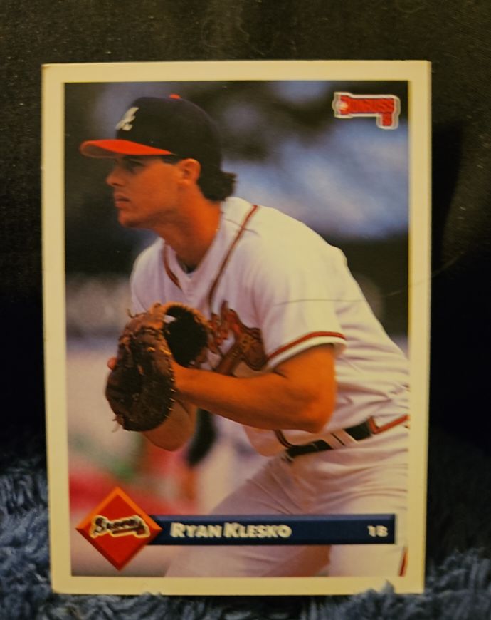 1993 Donruss #422 Ryan Klesko — front