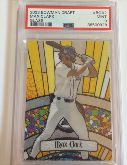 2023 Bowman Draft #BGA2 Max Clark Glass — front
