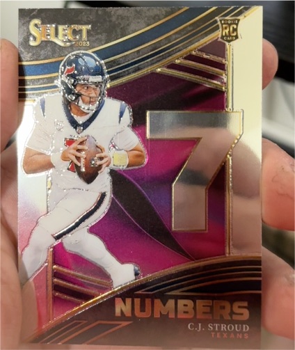 2023 Panini Select Numbers #NMB-CST C.J. Stroud — front