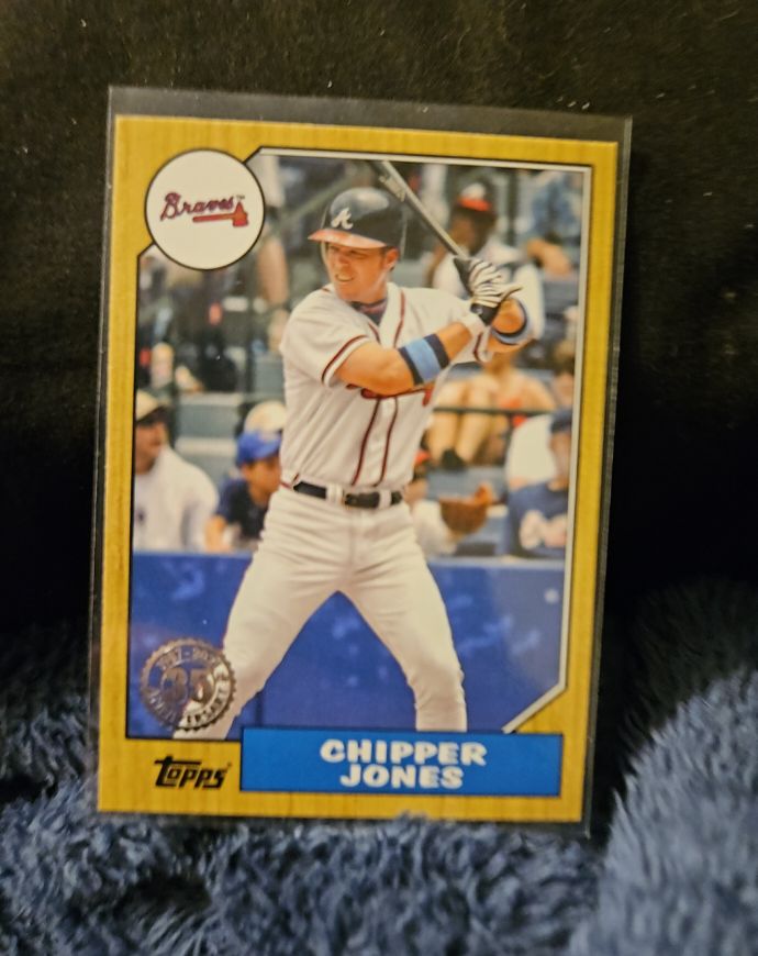 2022 Topps Series 1 1987 35th Anniversary #T87-59 Chipper Jones — front