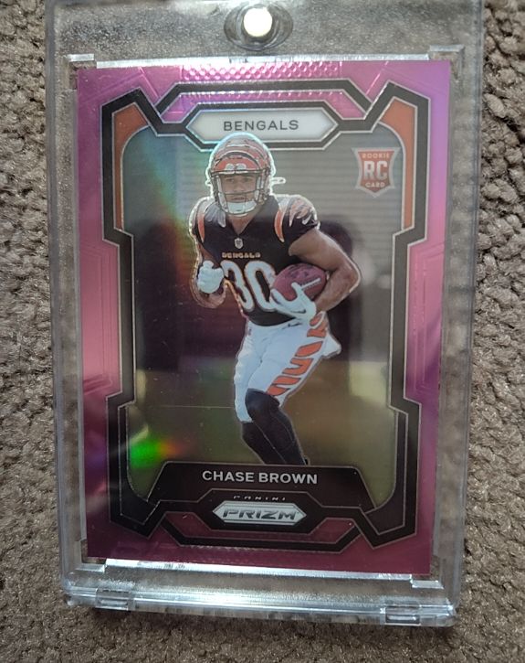 2023 Panini Prizm #318 Chase Brown — front