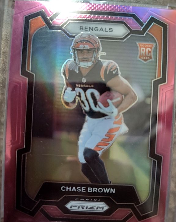 2023 Panini Prizm #318 Chase Brown — front