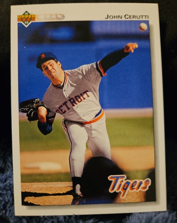 1992 Upper Deck #487 John Cerutti Detroit Tigers — front