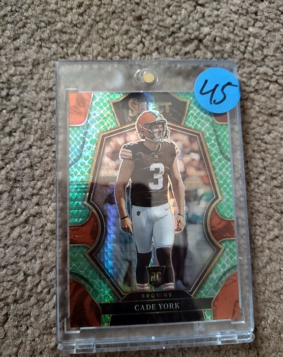 2021 Panini Select #Cade York Rookie Card — front