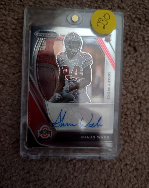 2021 Panini Prizm Draft Picks Autographs #DPA-SWA Shaun Wade — front