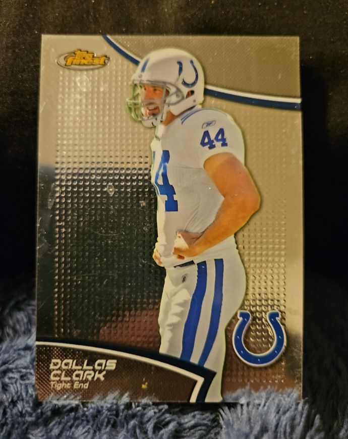 2011 Topps Finest #16 Dallas Clark — front