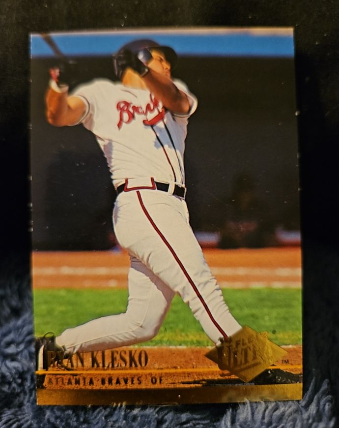 1992 Fleer Ultra Ryan Klesko Atlanta Braves — front