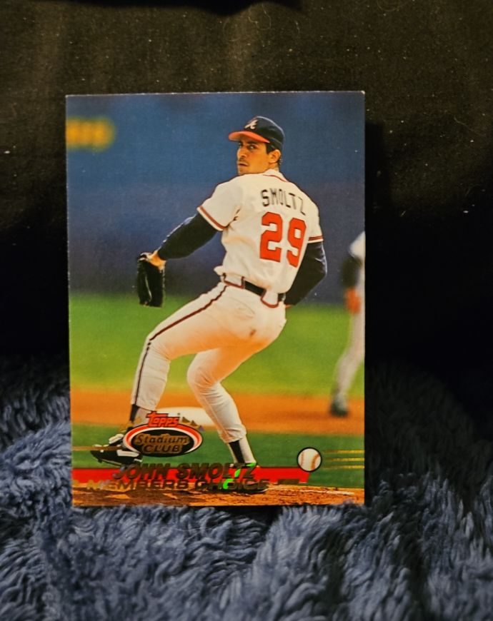 1993 Topps Stadium Club #599 John Smoltz — front