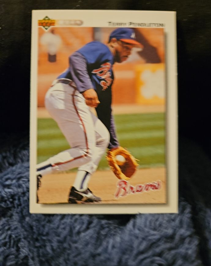 1992 Leaf #245 Terry Pendleton — front