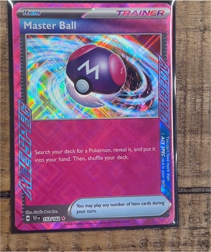 2024 Pokémon Sv05: Temporal Forces #153 Master Ball — front