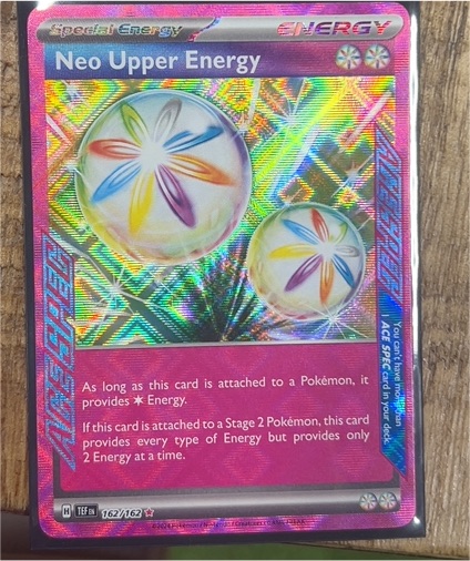 2023 Pokemon Scarlet & Violet Temporal Forces #162 Neo Upper Energy — front