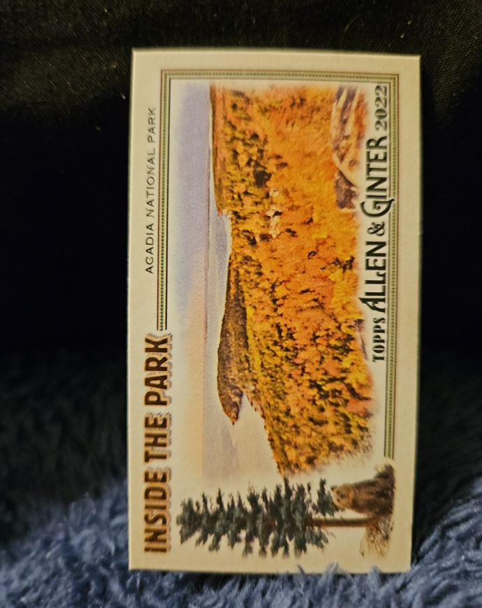 2022 Topps Allen & Ginter Mini #ITP-17 Acadia National Park Inside the Park — front