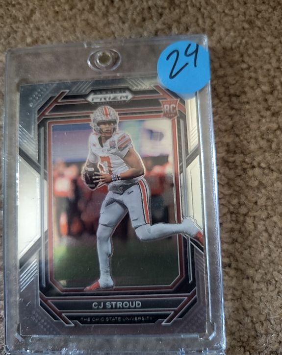 2023 Panini Prizm - Rookies Red White & Blue Prizm #339 C.J. Stroud (RC) — front