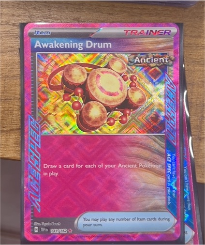 2024 Pokémon TCG #141 Awakening Drum — front