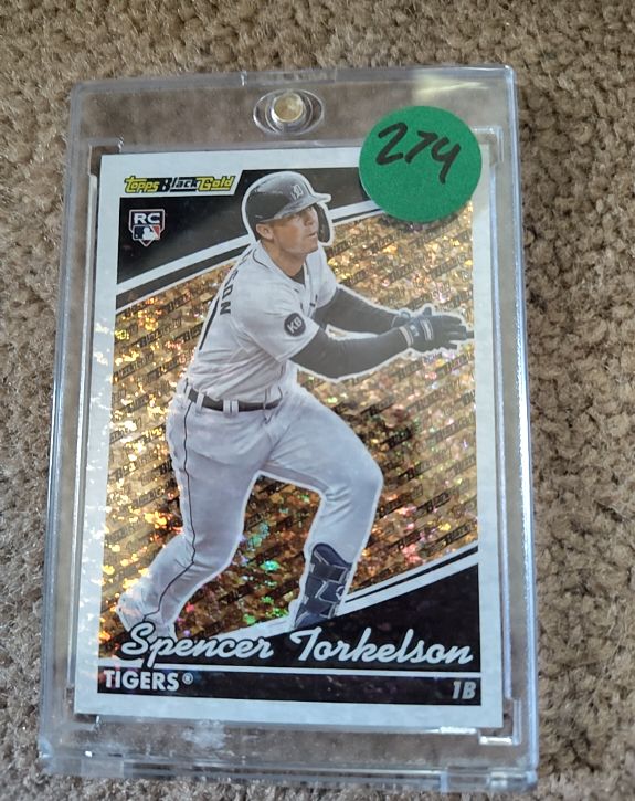 2022 Topps Update Spencer Torkelson RC Black Gold Rookie #BG-9 — front