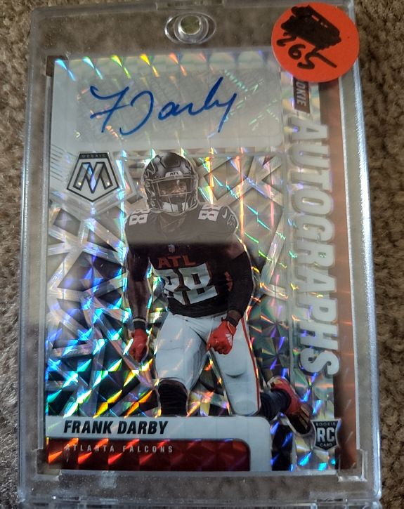 2021 Panini Mosaic Rookie Autographs #RA-77 Frank Darby — front