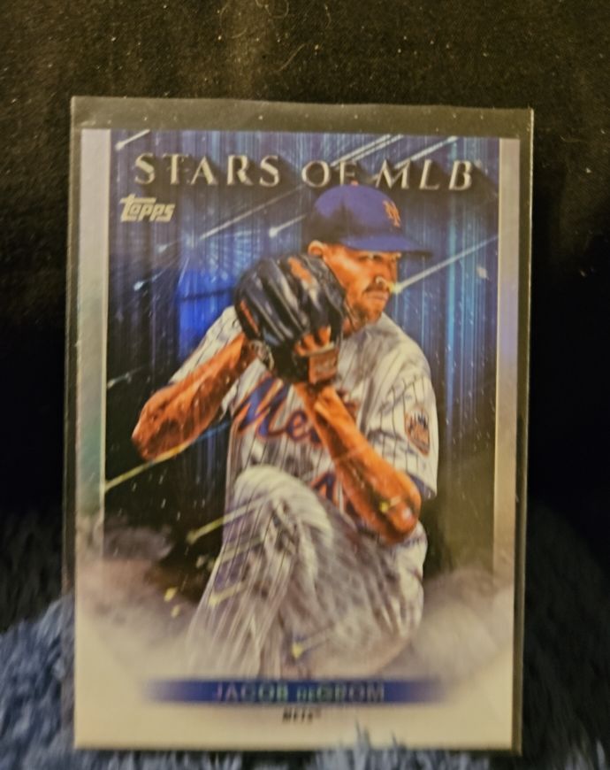 2022 Topps Series 1 Stars of MLB #SMLB-13 Jacob deGrom — front