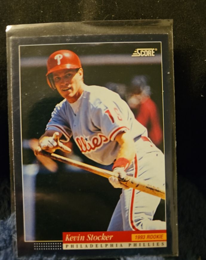 1993 Score #Kevin Stocker Philadelphia Phillies Rookie — front