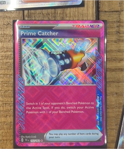 2024 Pokémon Temporal Forces #157 Prime Catcher — front