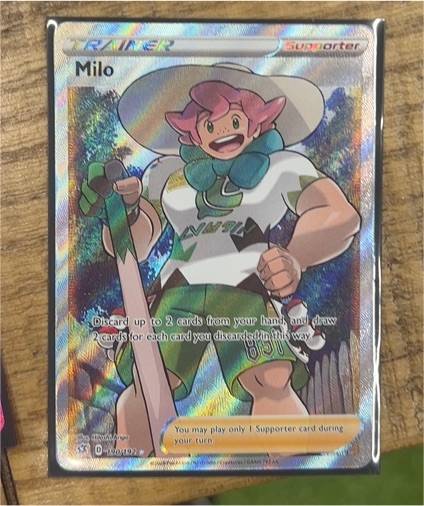 Milo 190/192 Rebel Clash Full Art Ultra Rare — front