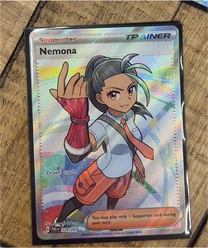 2024 Pokémon Scarlet & Violet Paldean Fates #229 Nemona — front
