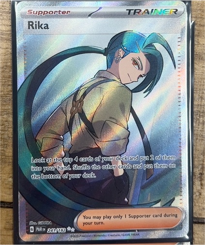 2023 Pokémon SV04: Paradox Rift #241 Rika — front
