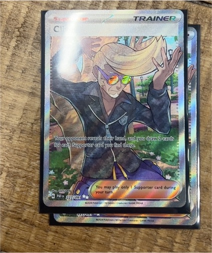 2024 Pokémon TCG Paldean Fates #227 Clive — front