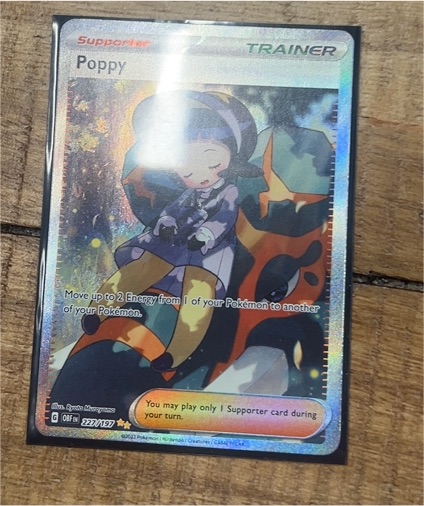 2023 Pokémon Sv03 Obsidian Flames #227 Poppy — front