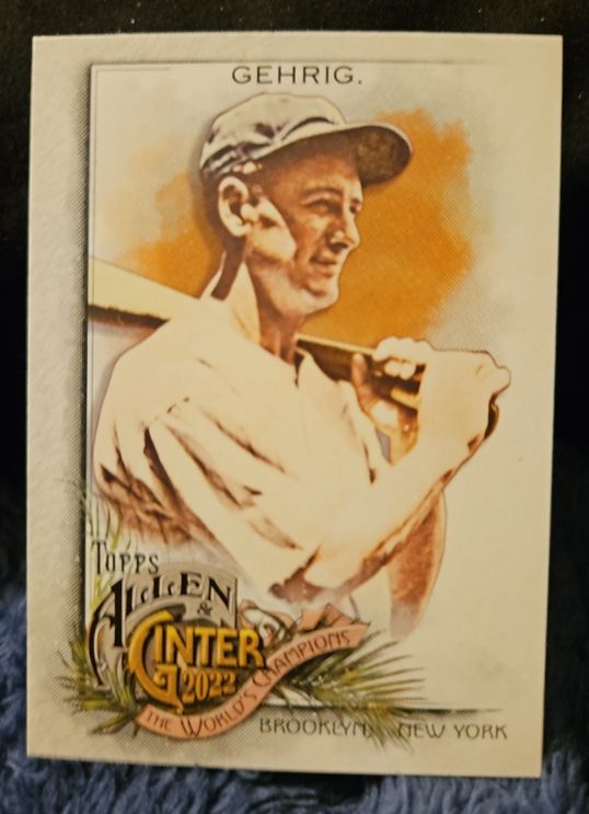 2022 Topps Allen & Ginter #26 Lou Gehrig — front
