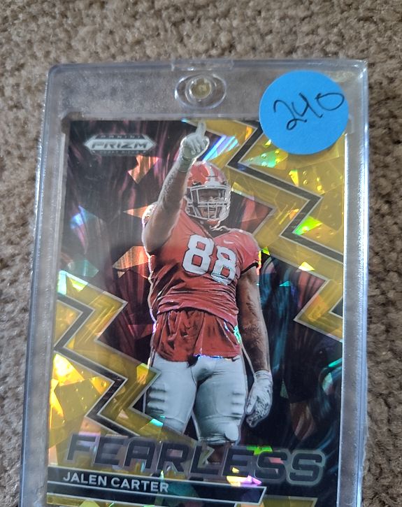2023 Panini Prizm Fearless Jalen Carter — front