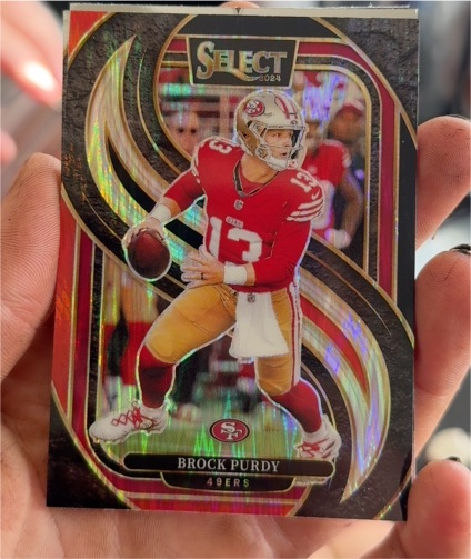 2024 Panini Select Premier Level #124 Brock Purdy — front