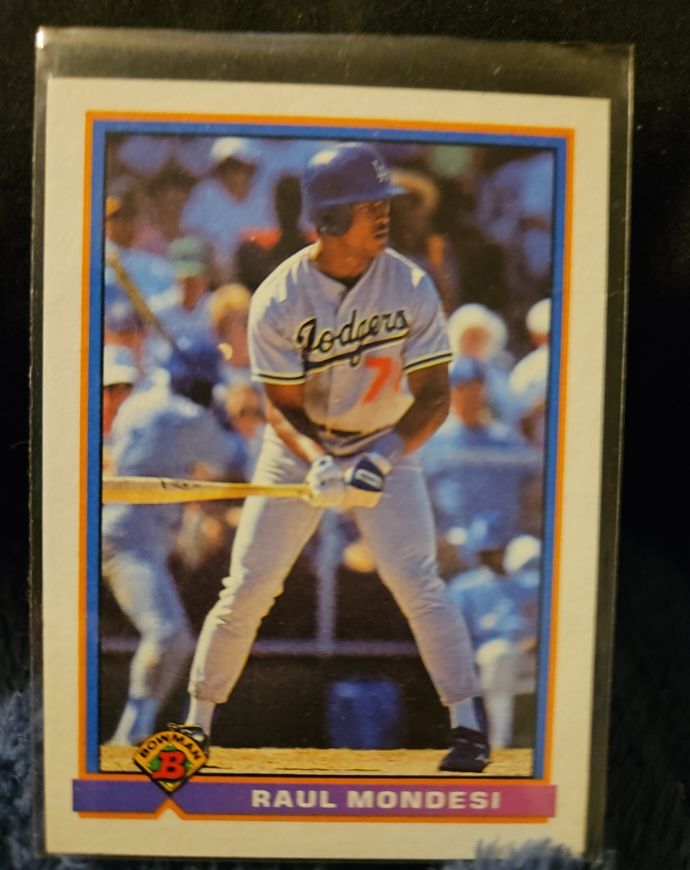 1991 Bowman #593 Raul Mondesi — front