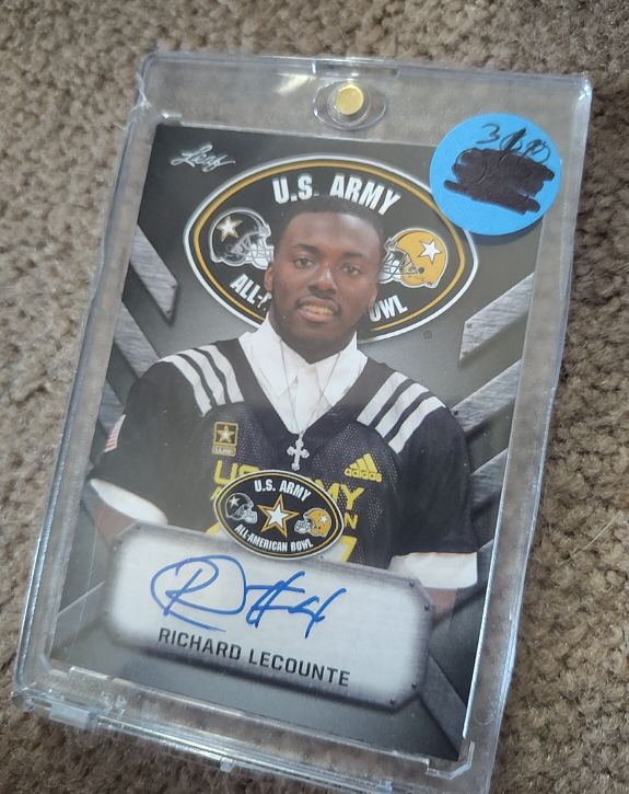 2017 Leaf Army All-American Bowl #ATA-RL1 Richard LeCounte — front