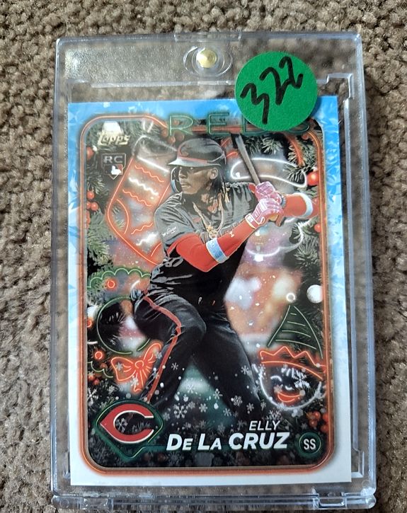2024 Topps Holiday #H102 Elly De La Cruz — front
