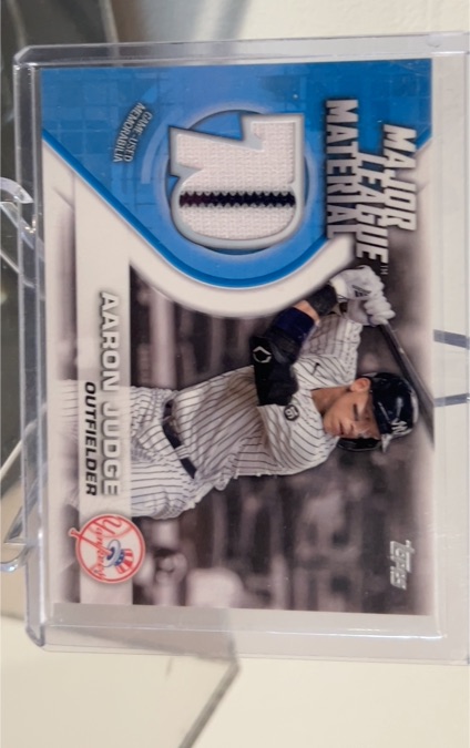 2021 Topps Major League Material Relics #MLM-AJ Aaron Judge — front