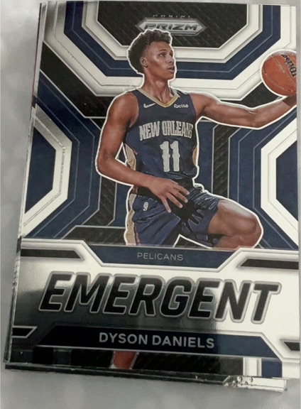 2022-23 Panini Prizm #4 Dyson Daniels Emergent — front
