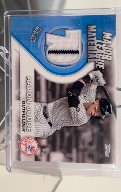 2021 Topps Major League Material Relics #MLM-AJ Aaron Judge — front