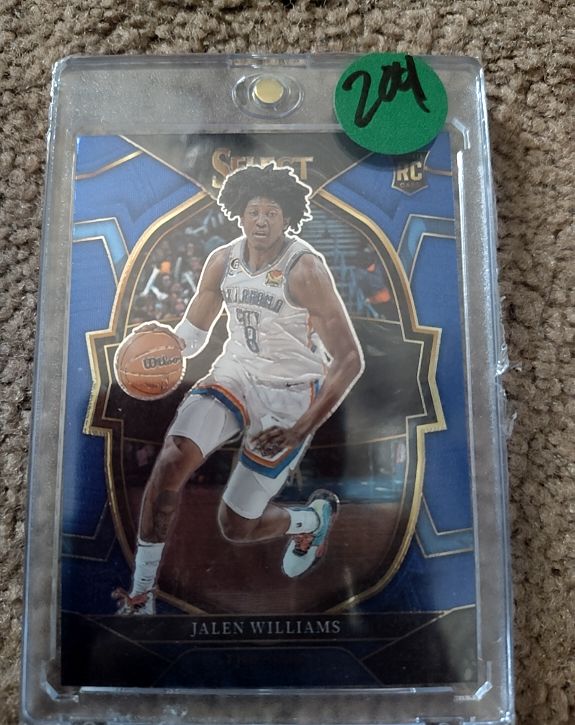 2022-23 Panini Select Concourse Blue #90 Jalen Williams RC — front