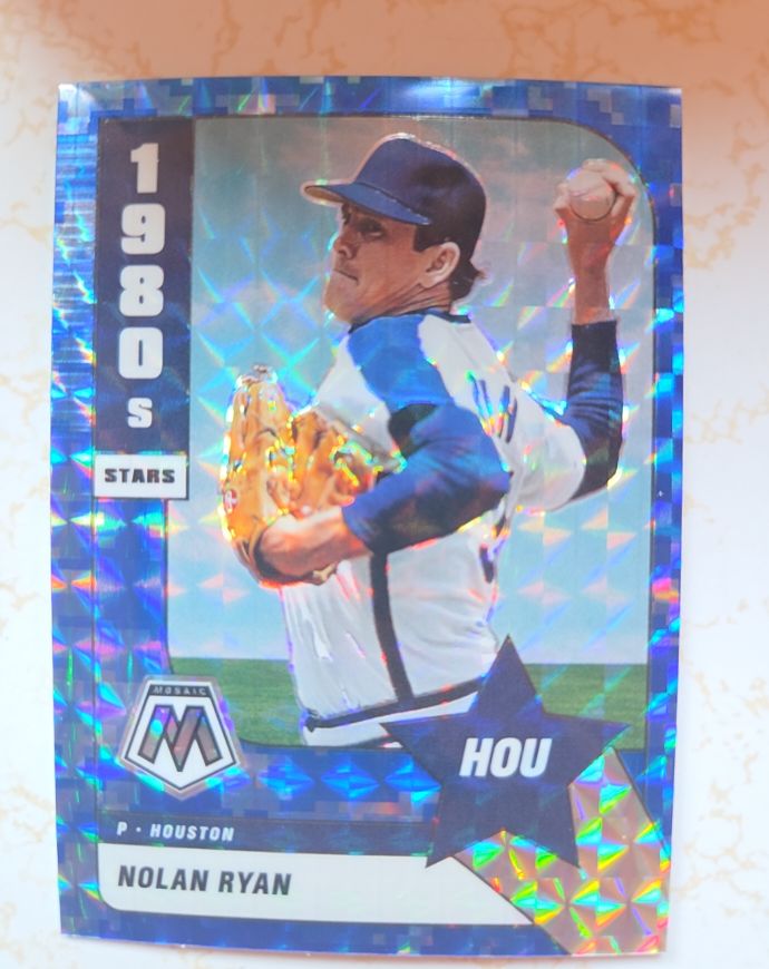 2022 Panini Mosaic #290 Nolan Ryan 1980's Stars Houston Astros — front