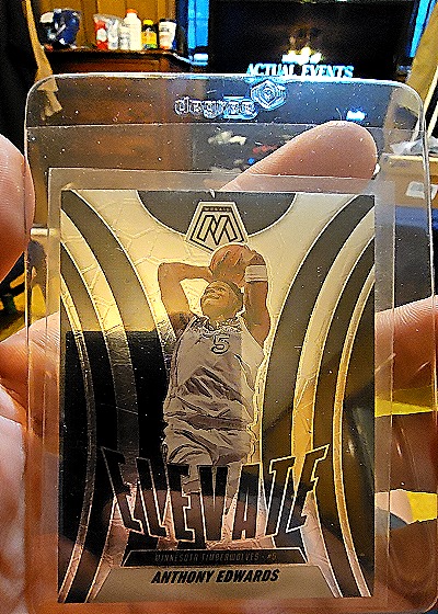 2024-25 Panini Mosaic #3 Anthony Edwards Elevate — front