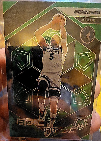 2023-24 Panini Mosaic #5 Anthony Edwards — front
