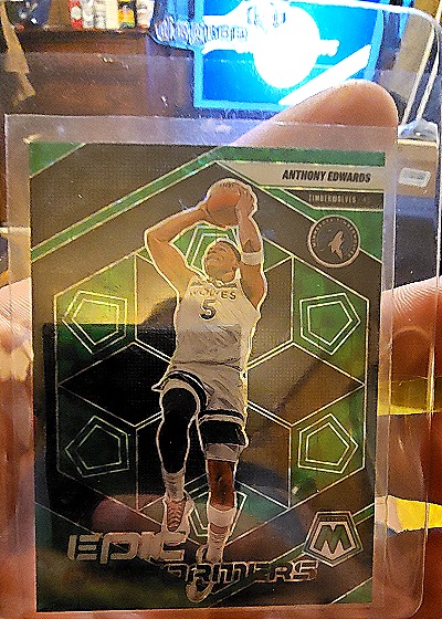 2024-25 Panini Mosaic Epic Performers #Anthony Edwards — front