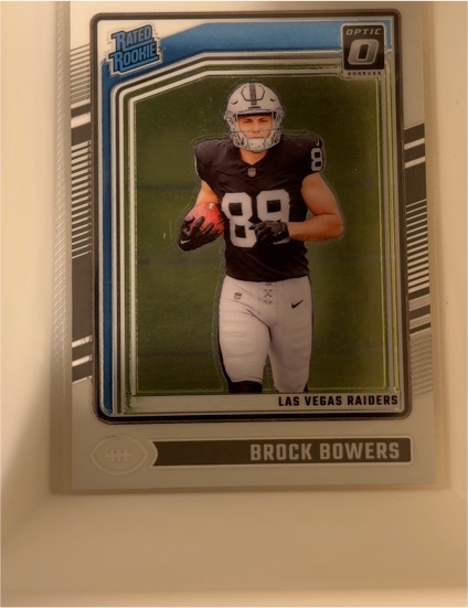 2024 Donruss Optic #215 Brock Bowers — front