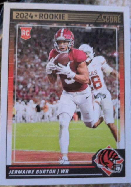 2024 Score #381 Jermaine Burton Rookie — front