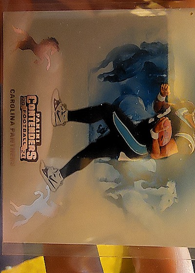 2021 Carolina Panthers Contenders Football Card — front