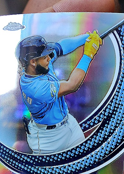 2024 Topps Chrome Strokes #S-24 Junior Caminero — front