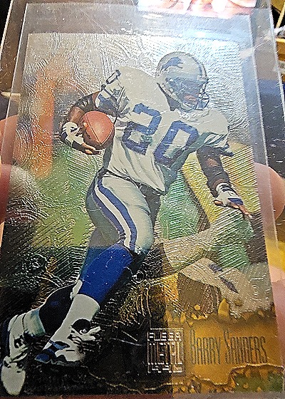 1996 Fleer Metal #41 Barry Sanders — front