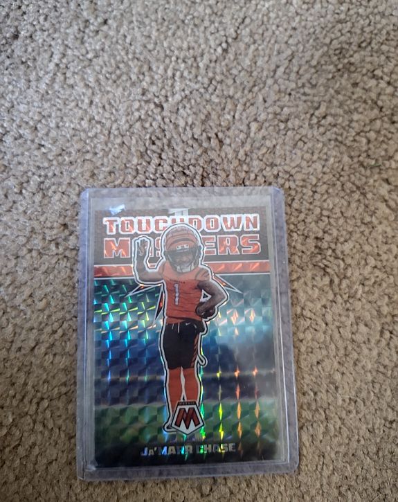 2022 Panini Mosaic #TD-16 Ja'Marr Chase Touchdown Masters — front