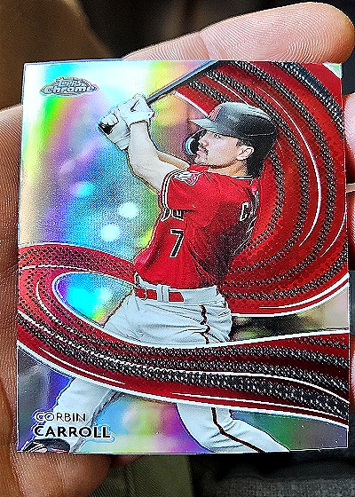 2024 Topps Chrome Strokes #S-9 Corbin Carroll — front